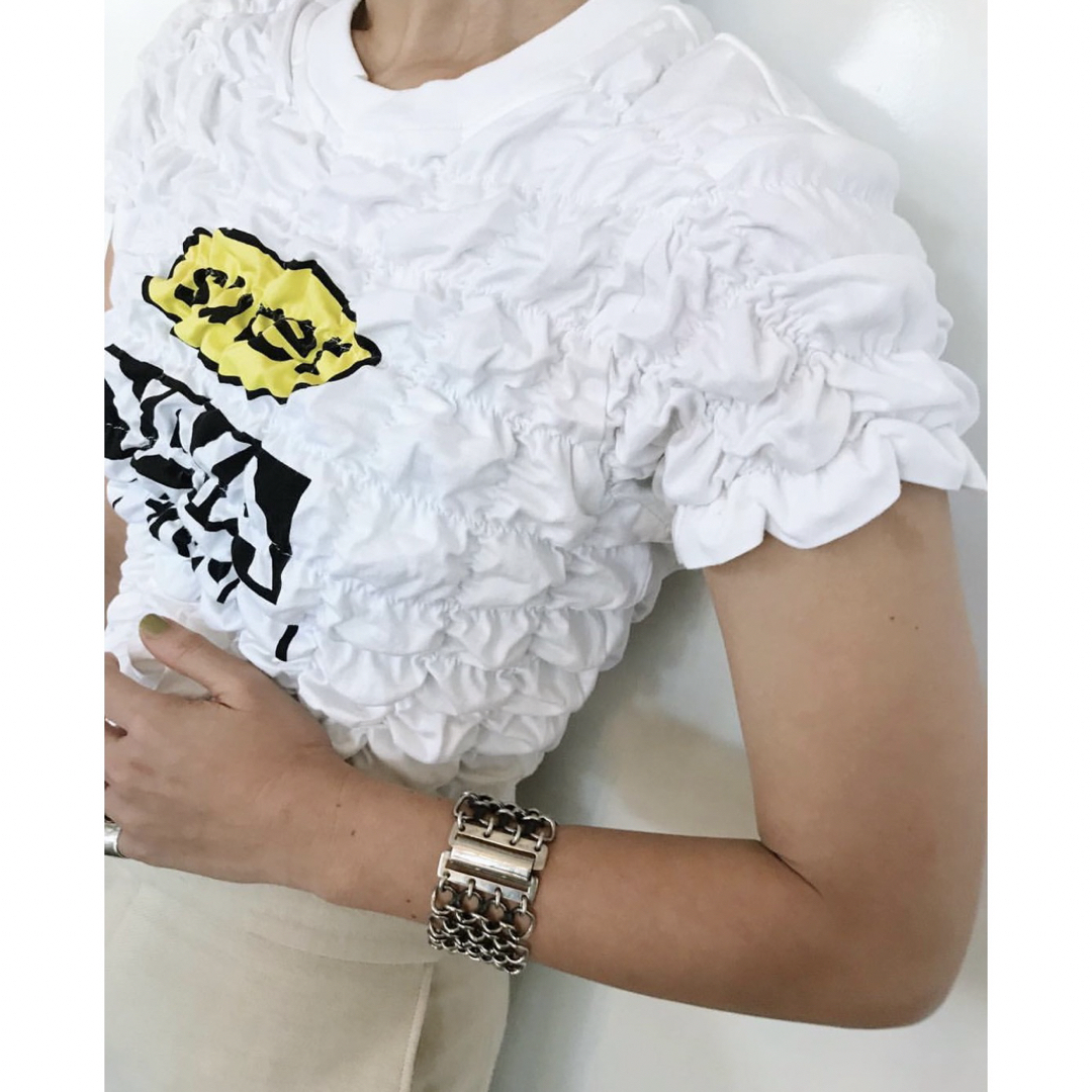 SUPER yaya ポップコーンTシャツ サイズMの通販 by ちゅるちゅる SUPER yaya ポップコーンTシャツ サイズMの通販 by ちゅるちゅる
