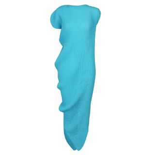 イッセイミヤケ(ISSEY MIYAKE)のISSEY MIYAKE LEAF PLEATS ワンピース(ひざ丈ワンピース)