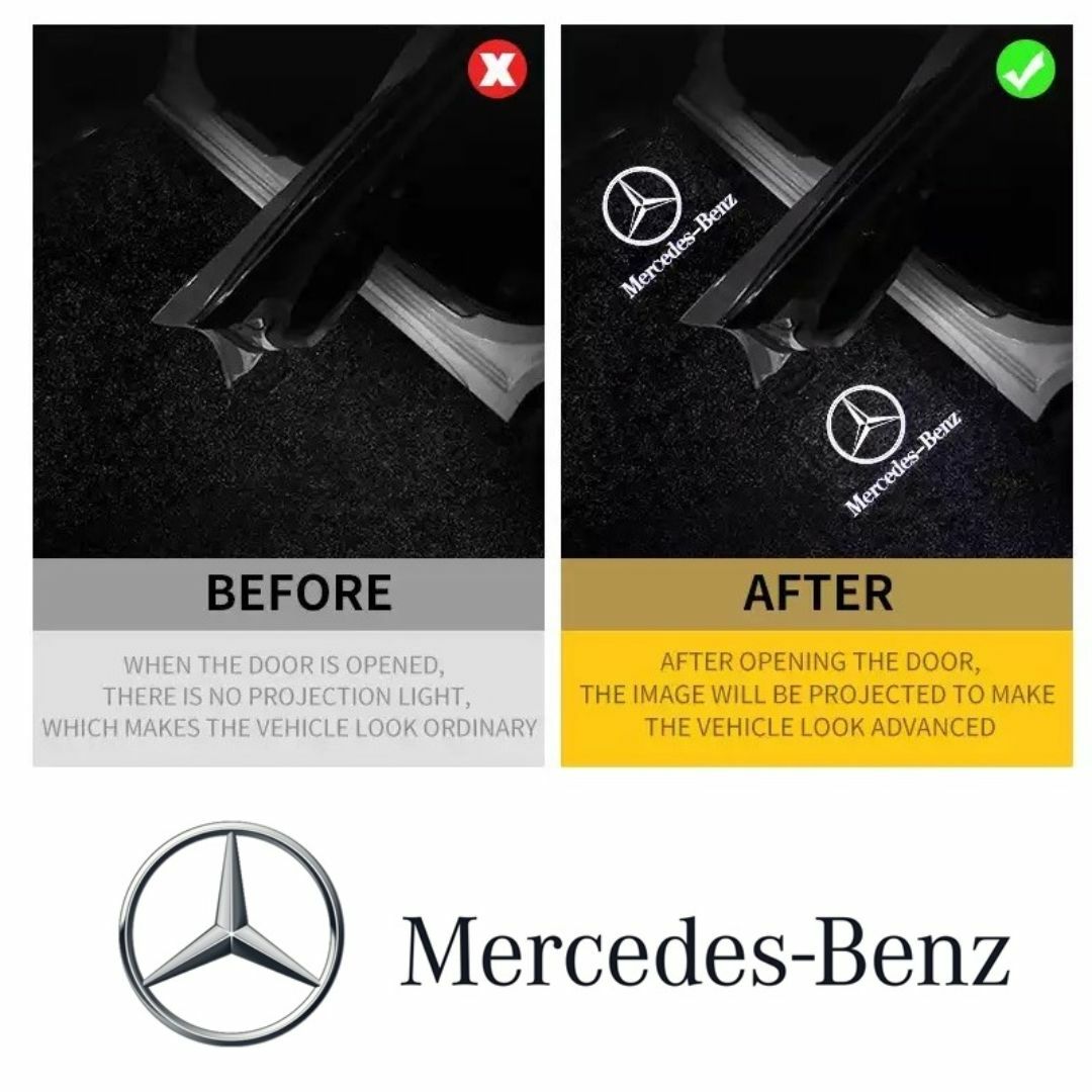 Mercedes-Benz - メルセデスベンツ LED カーテシライト Mercedes-Benz - メルセデスベンツ LED カーテシライト