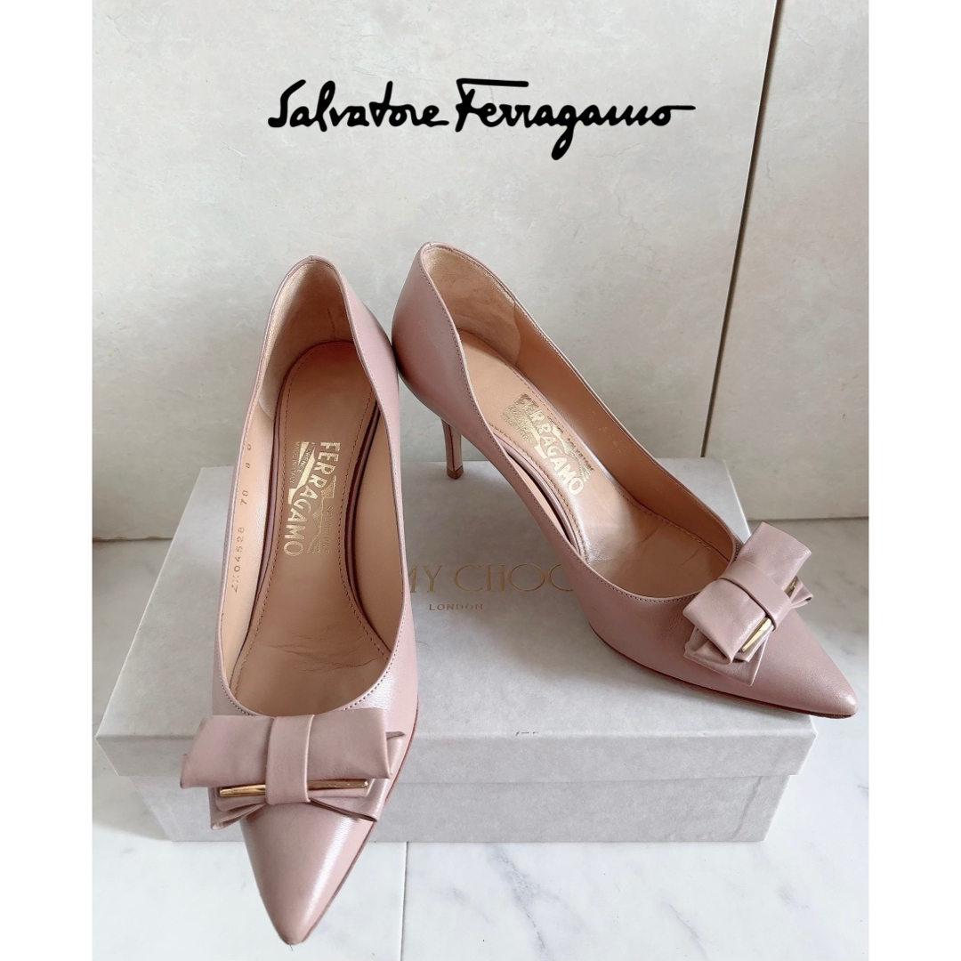 Salvatore Ferragamo - Salvatore Ferragamo リボン パンプスの Salvatore Ferragamo - Salvatore Ferragamo リボン パンプスの