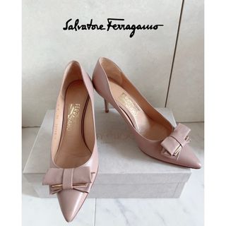 Salvatore Ferragamo - Salvatore Ferragamo リボン パンプスの Salvatore Ferragamo - Salvatore Ferragamo リボン パンプスの