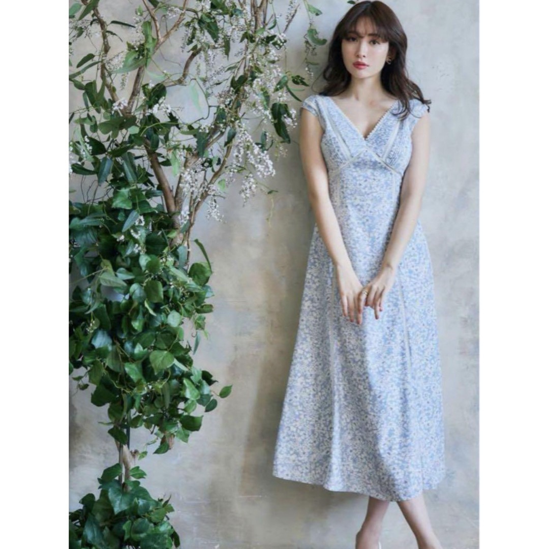 Her lip to - herlipto フローラルLace Trimmed Floral Dressの Her lip to - herlipto フローラルLace Trimmed Floral Dressの