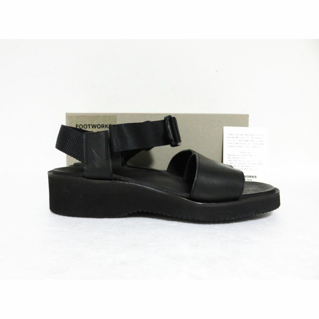 欲しいの SANDALS FOOTWORKS 定価5.2万 24 Vibram ブラック 靴