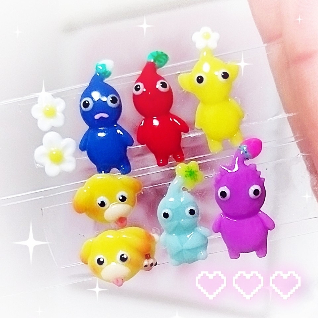 ピクミン 3dネイルパーツ おっちん 花の通販 by aiiiya⭐︎'s ピクミン 3dネイルパーツ おっちん 花の通販 by aiiiya⭐︎'s
