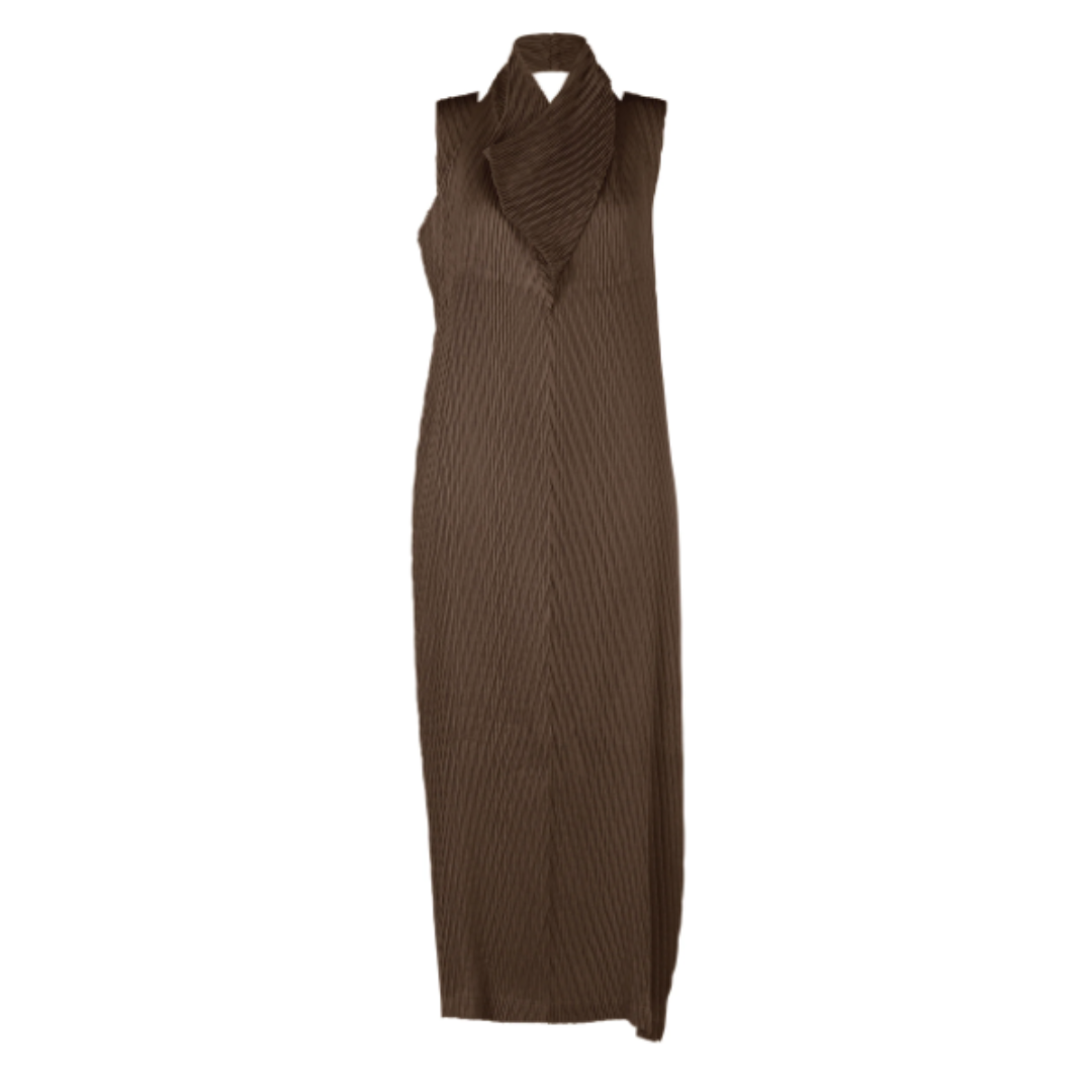 ISSEY MIYAKE - 【10%割引】ISSEY MIYAKE WRAPPED SUEDE ワンピース
