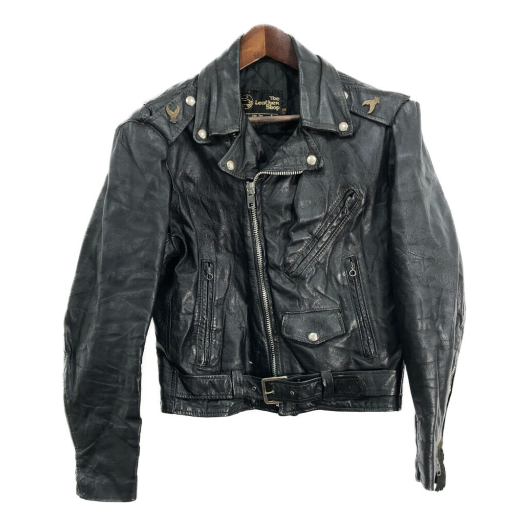 70年代 Sears シアーズ The Leather Shop レザー ダブル 70年代 Sears シアーズ The Leather Shop レザー ダブル