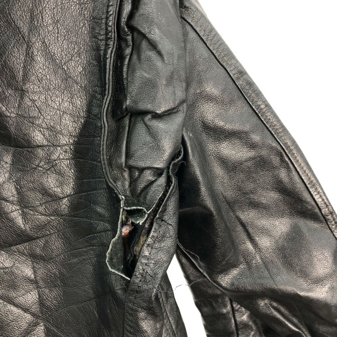 70年代 Sears シアーズ The Leather Shop レザー ダブル 70年代 Sears シアーズ The Leather Shop レザー ダブル
