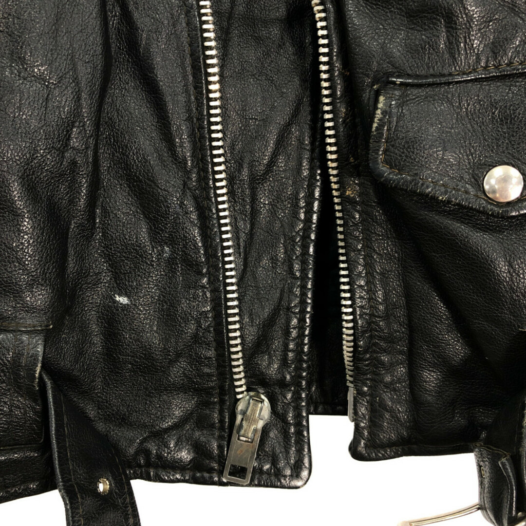 70年代 Sears シアーズ The Leather Shop レザー ダブル 70年代 Sears シアーズ The Leather Shop レザー ダブル