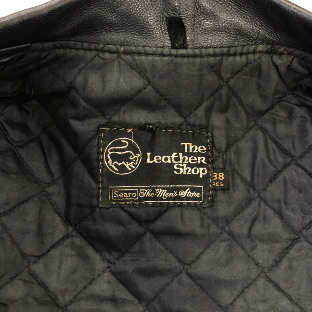 70年代 Sears シアーズ The Leather Shop レザー ダブル 70年代 Sears シアーズ The Leather Shop レザー ダブル