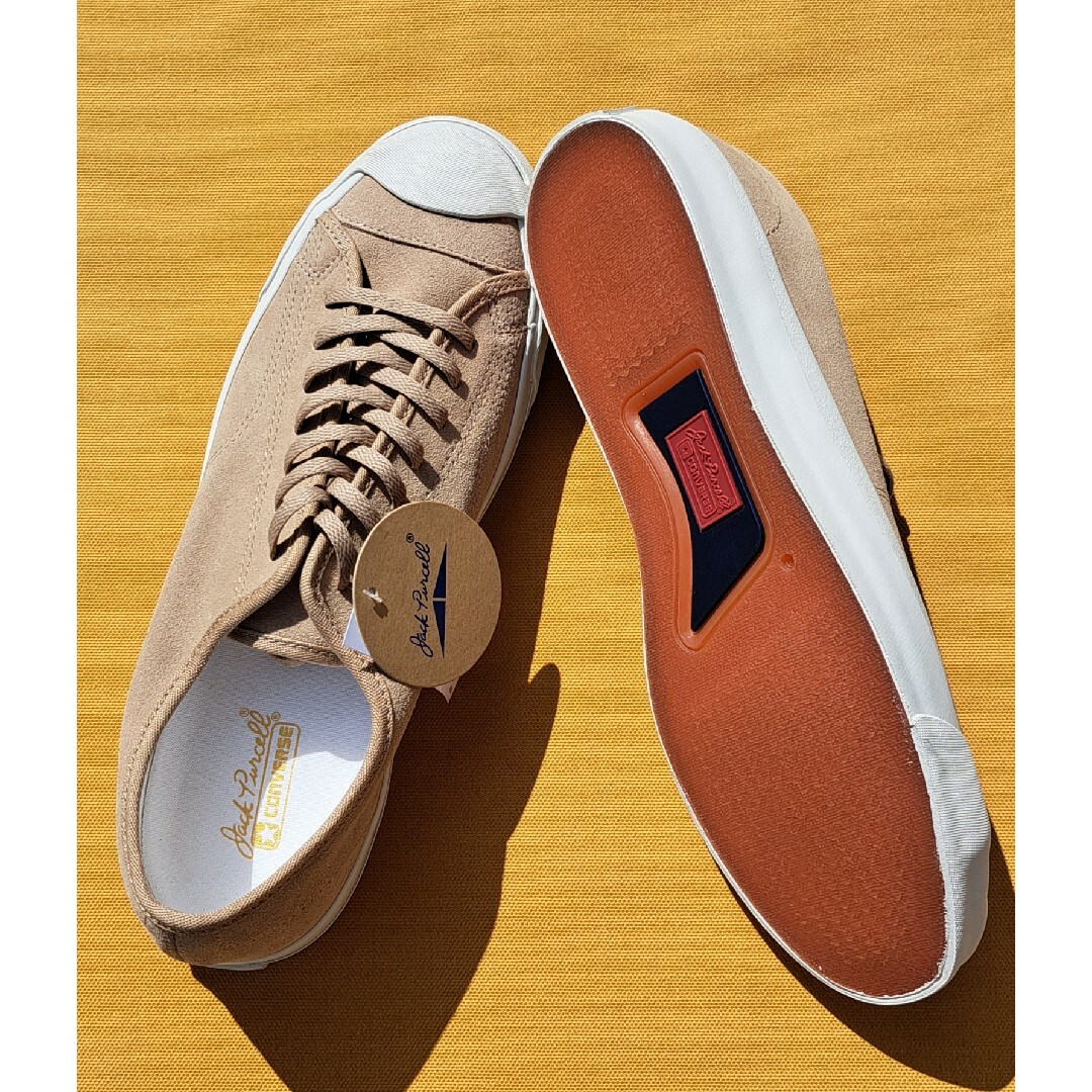 CONVERSE - コンバース ジャックパーセル SUEDE 28,0cm BEIGEの CONVERSE - コンバース ジャックパーセル SUEDE 28,0cm BEIGEの