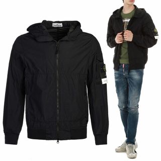 STONE ISLAND(ナイロンジャケット ・ ブラック/黒色系)の STONE ISLAND(ナイロンジャケット ・ ブラック/黒色系)の