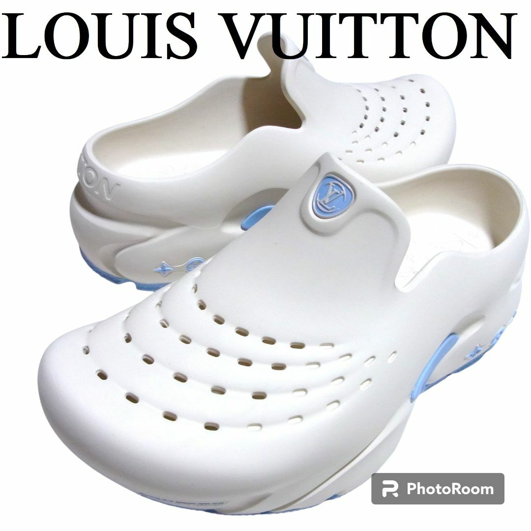美品 ルイヴィトン LV シャーク・ライン ラバー サンダル 美品 ルイヴィトン LV シャーク・ライン ラバー サンダル