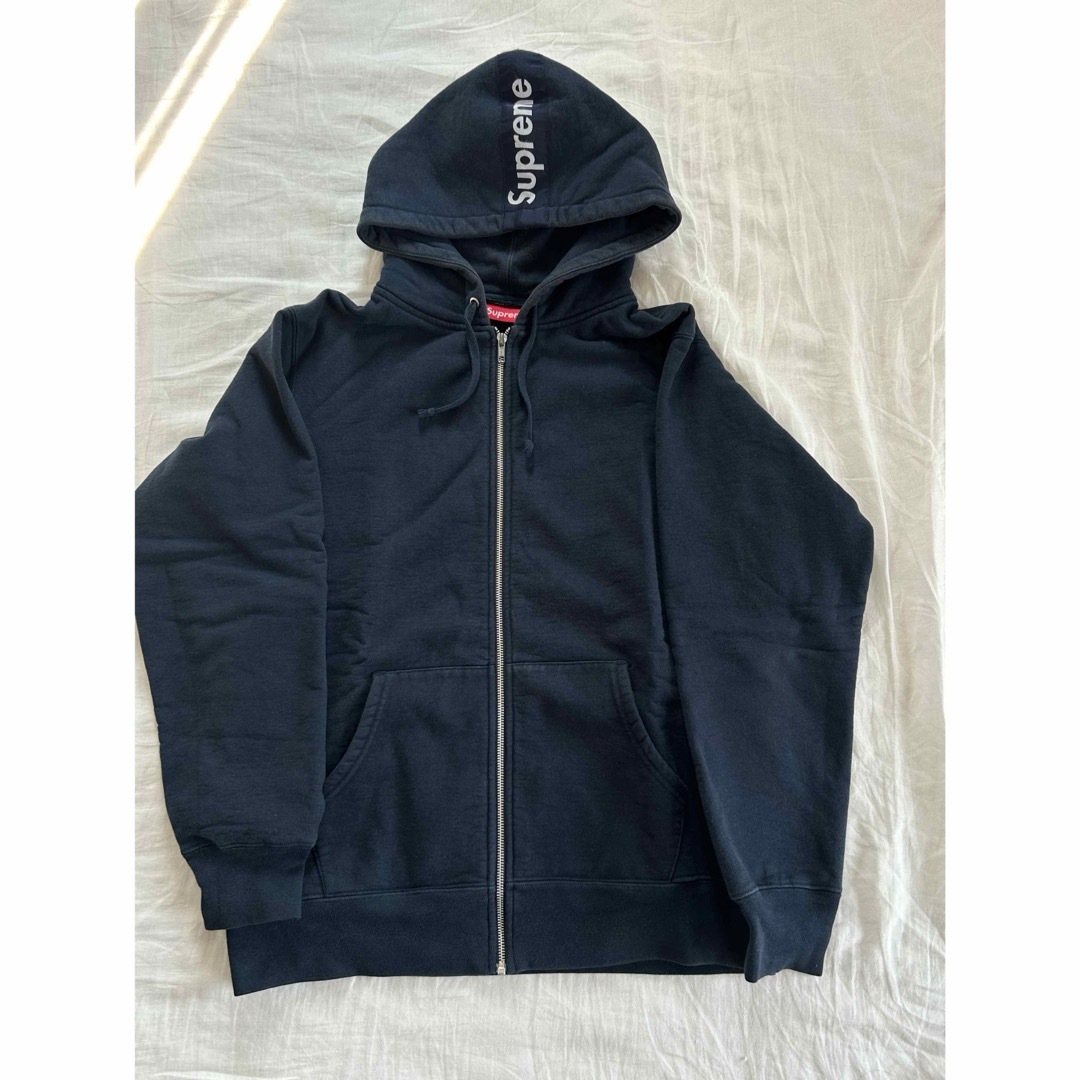 14AW Supreme tape logo zip up Hooded 14AW Supreme tape logo zip up Hooded