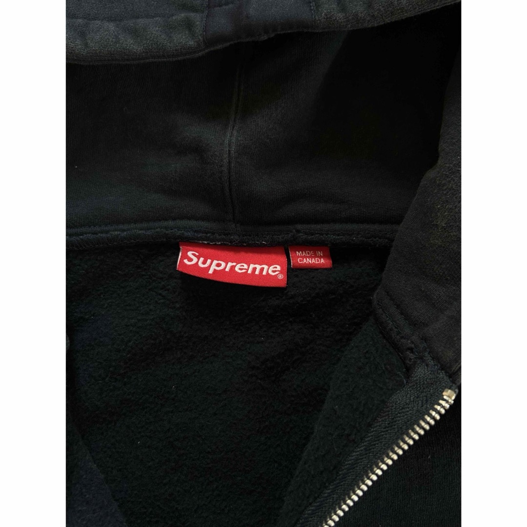 14AW Supreme tape logo zip up Hooded 14AW Supreme tape logo zip up Hooded
