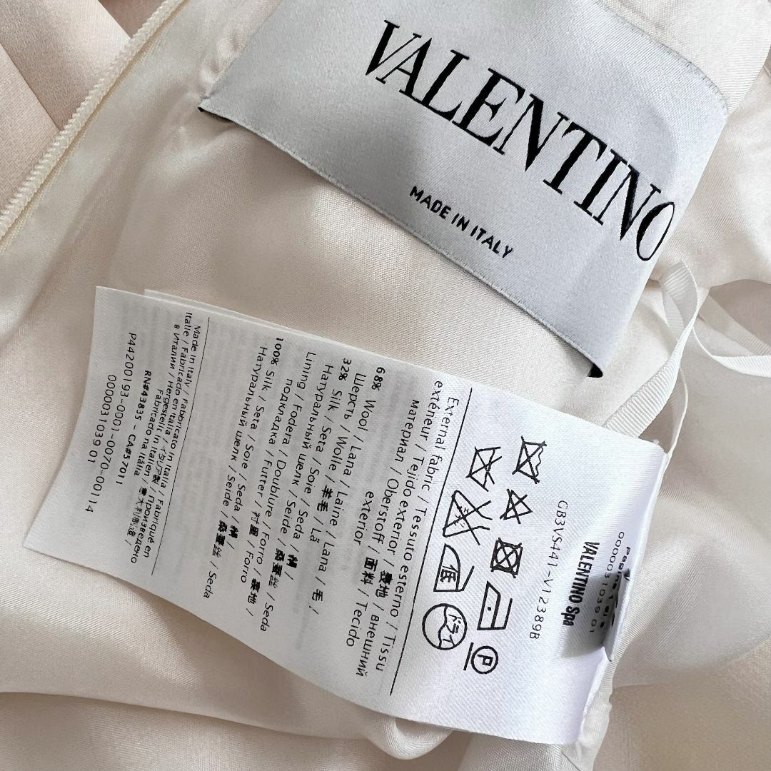 VALENTINO - ☆VALENTINO最高級ライン☆美品☆シルクウール VALENTINO - ☆VALENTINO最高級ライン☆美品☆シルクウール