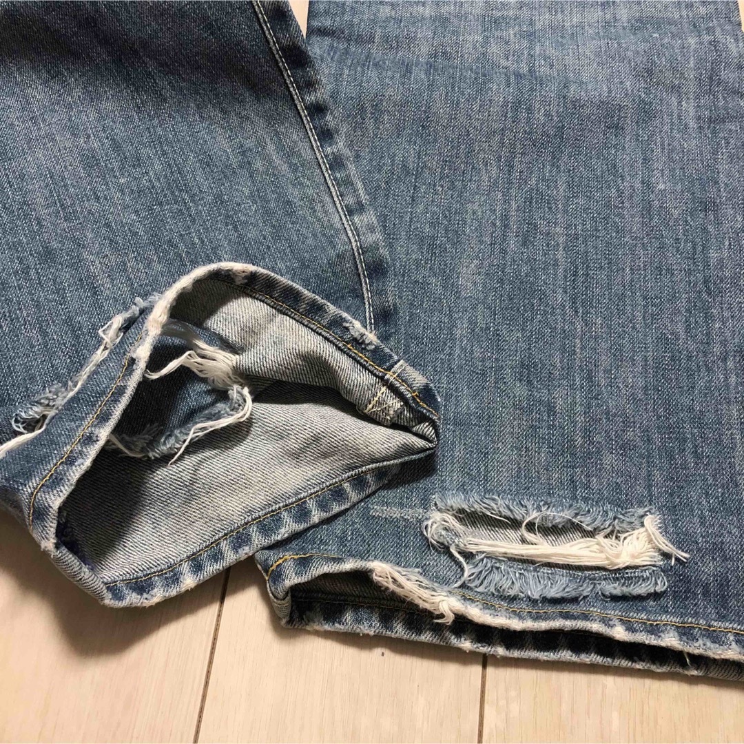 BAL - bal バル ダメージデニムパンツ ウォッシュデニムパンツ BAL - bal バル ダメージデニムパンツ ウォッシュデニムパンツ