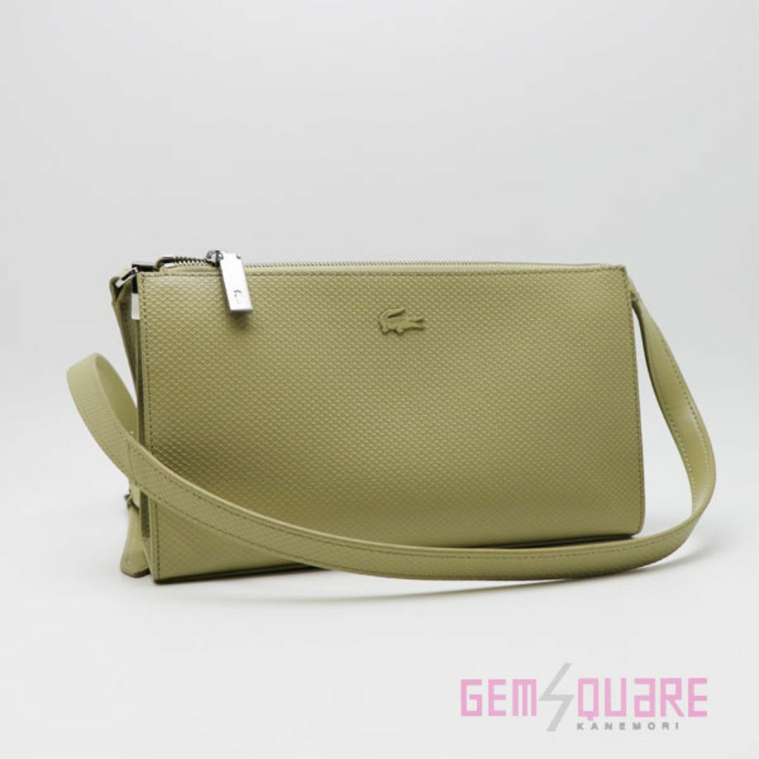 LACOSTE - ラコステ シャンタコクラシックス ショルダーバッグ ベージュ 中古 NF4159KL