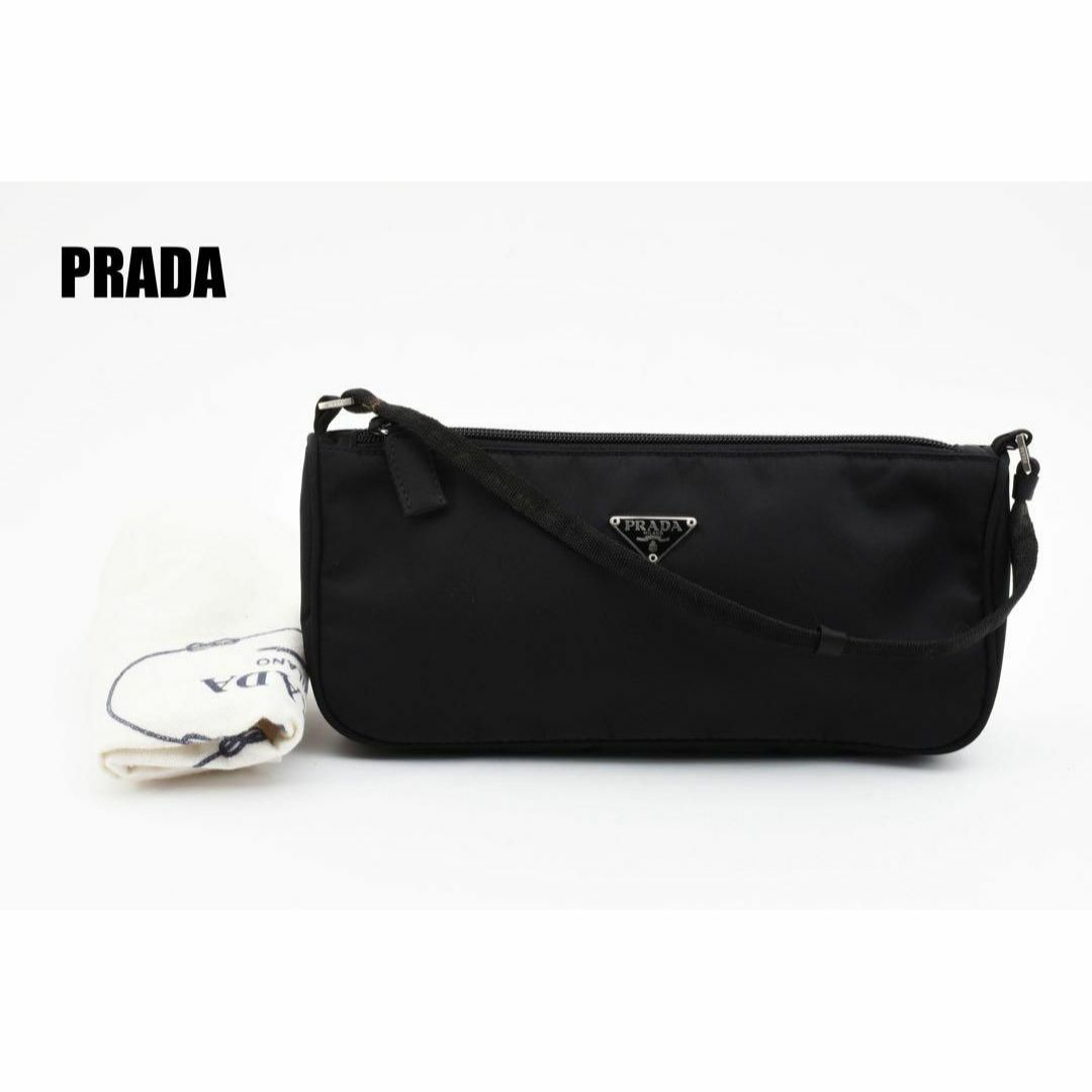 PRADA プラダ ポコノ ポーチ ハンドバッグ ナイロン 24081628 PRADA プラダ ポコノ ポーチ ハンドバッグ ナイロン 24081628