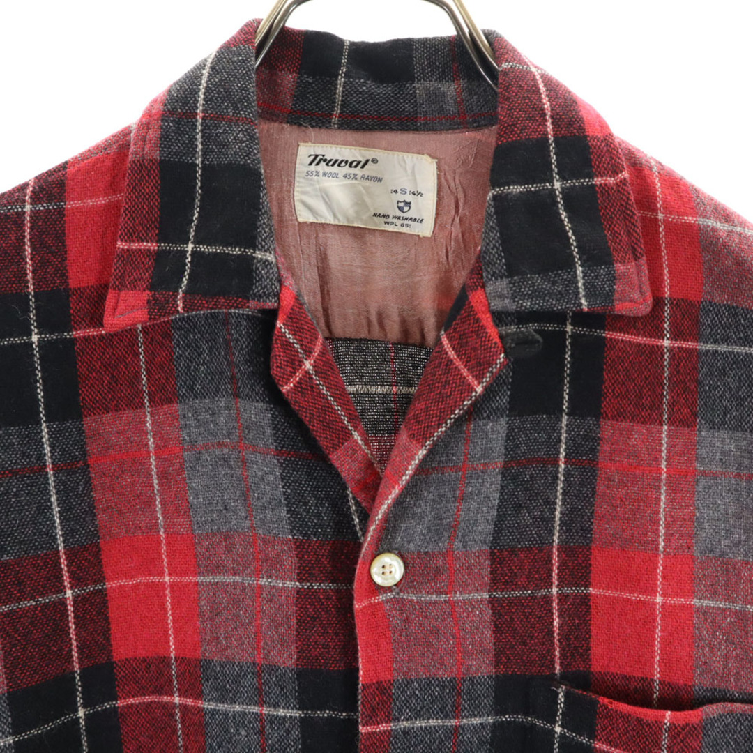 Truval 50s 60s 開襟 オープンカラー ヴィンテージ ボックス Truval 50s 60s 開襟 オープンカラー ヴィンテージ ボックス