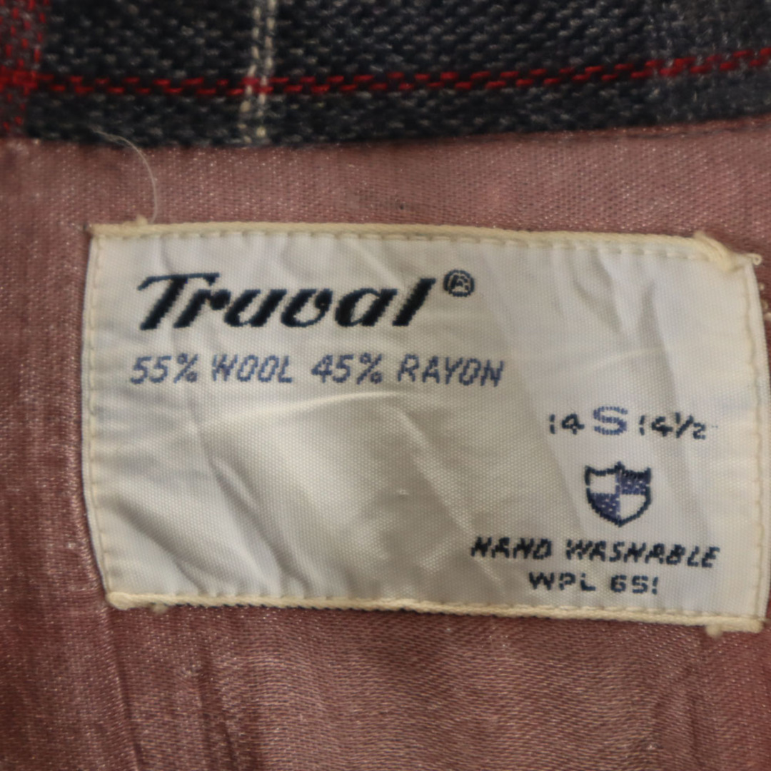 Truval 50s 60s 開襟 オープンカラー ヴィンテージ ボックス Truval 50s 60s 開襟 オープンカラー ヴィンテージ ボックス