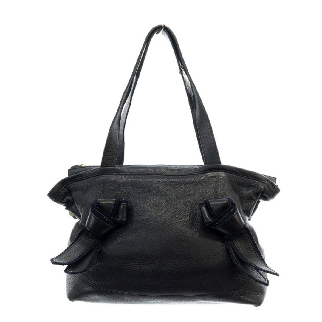 SEE BY CHLOE◇トートバッグ/ブラック - その他 SEE BY CHLOE◇トートバッグ/ブラック - その他