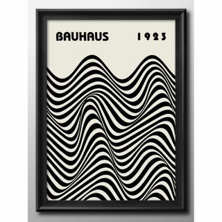 14994■A3 アート ポスター『バウハウス　BAUHAUS』絵画 マット