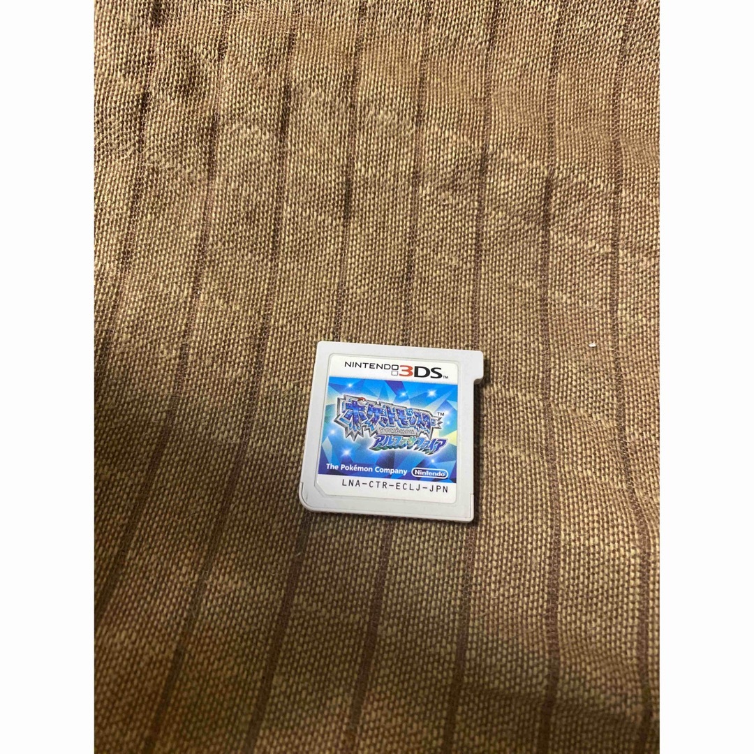 まとめ売り可能 ニンテンドー 3DS ポケットモンスター アルファサファイア エンタメ/ホビーのゲームソフト/ゲーム機本体(携帯用ゲームソフト)の商品写真