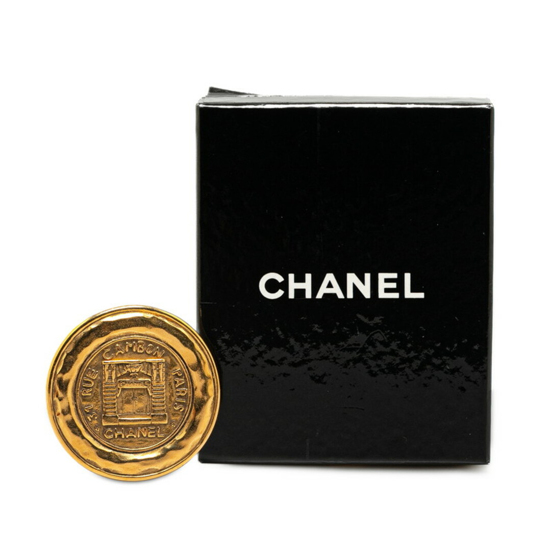 シャネル ヴィンテージ 31 RUE CAMBON カンボン ブローチ メッキ シャネル ヴィンテージ 31 RUE CAMBON カンボン ブローチ メッキ