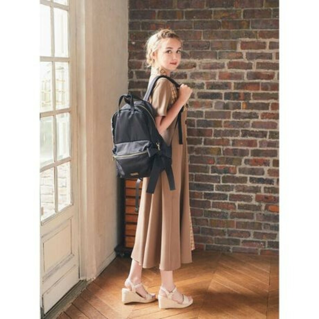 Maison de FLEUR - Maison de FLEUR メタルファスナーリュック Maison de FLEUR - Maison de FLEUR メタルファスナーリュック