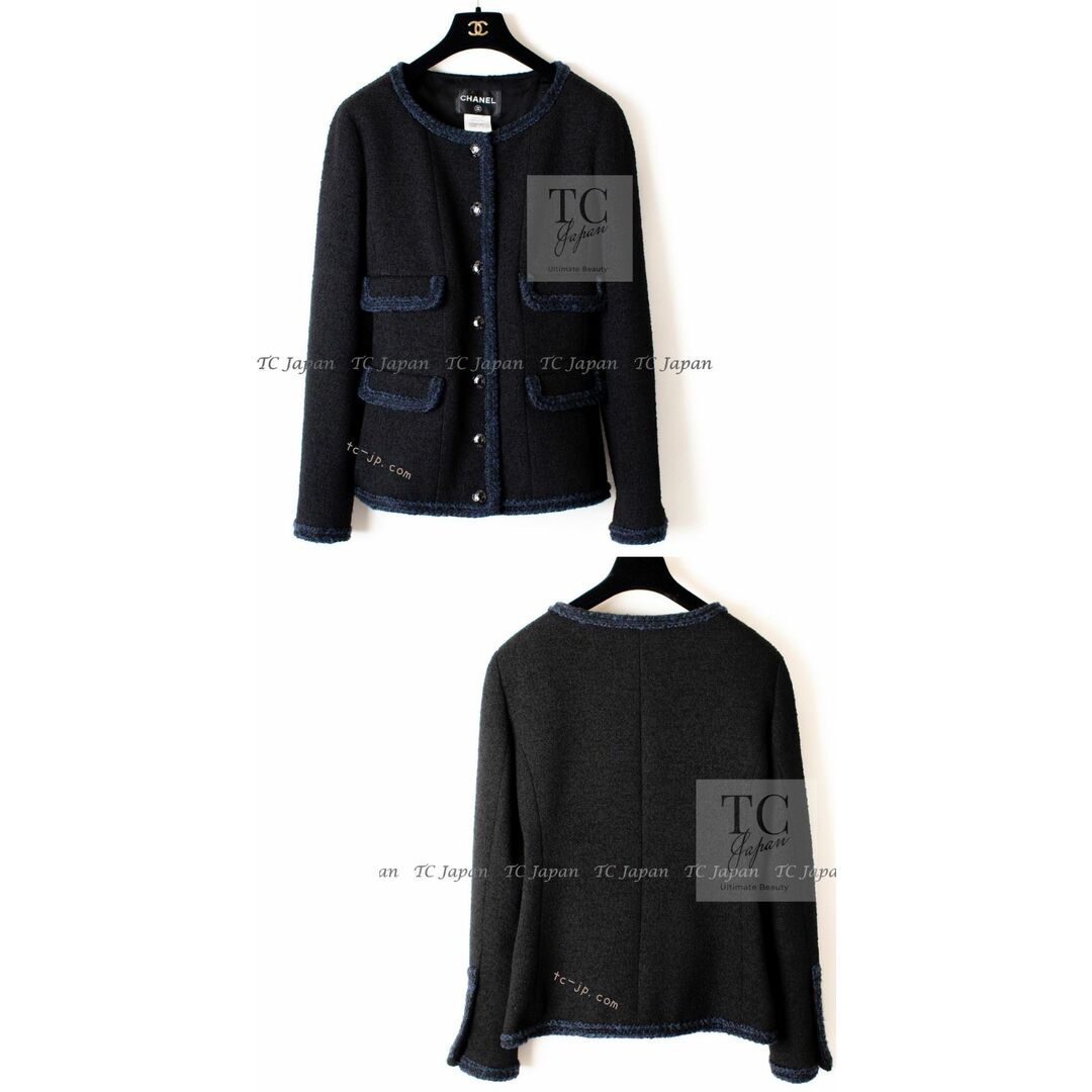 CHANEL - 83万 シャネル リトル ブラック ジャケット CHANEL 83 CHANEL - 83万 シャネル リトル ブラック ジャケット CHANEL 83