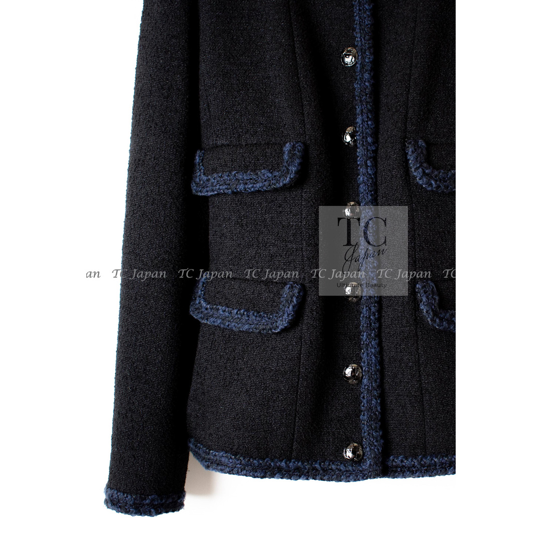 CHANEL - 83万 シャネル リトル ブラック ジャケット CHANEL 83 CHANEL - 83万 シャネル リトル ブラック ジャケット CHANEL 83