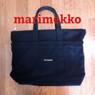 マリメッコ(marimekko)のmarimekko トートバッグ 黒(トートバッグ)