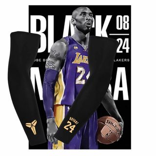 NBA アームスリーブ(2本）黒　 KOBE　コービー 090503(バングル/リストバンド)