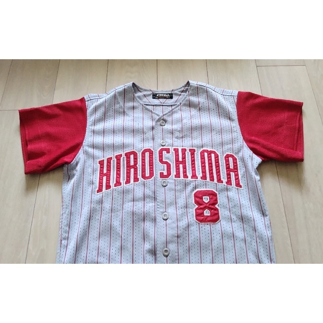 レア】広島 東洋 カープ 山本 ビジター ユニフォーム デサント S レア】広島 東洋 カープ 山本 ビジター ユニフォーム デサント S
