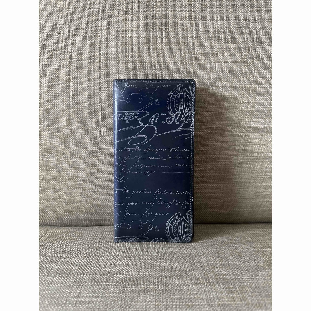 BERLUTI - 特注23万 ベルルッティ サンタル 長財布 ブルー BERLUTI - 特注23万 ベルルッティ サンタル 長財布 ブルー