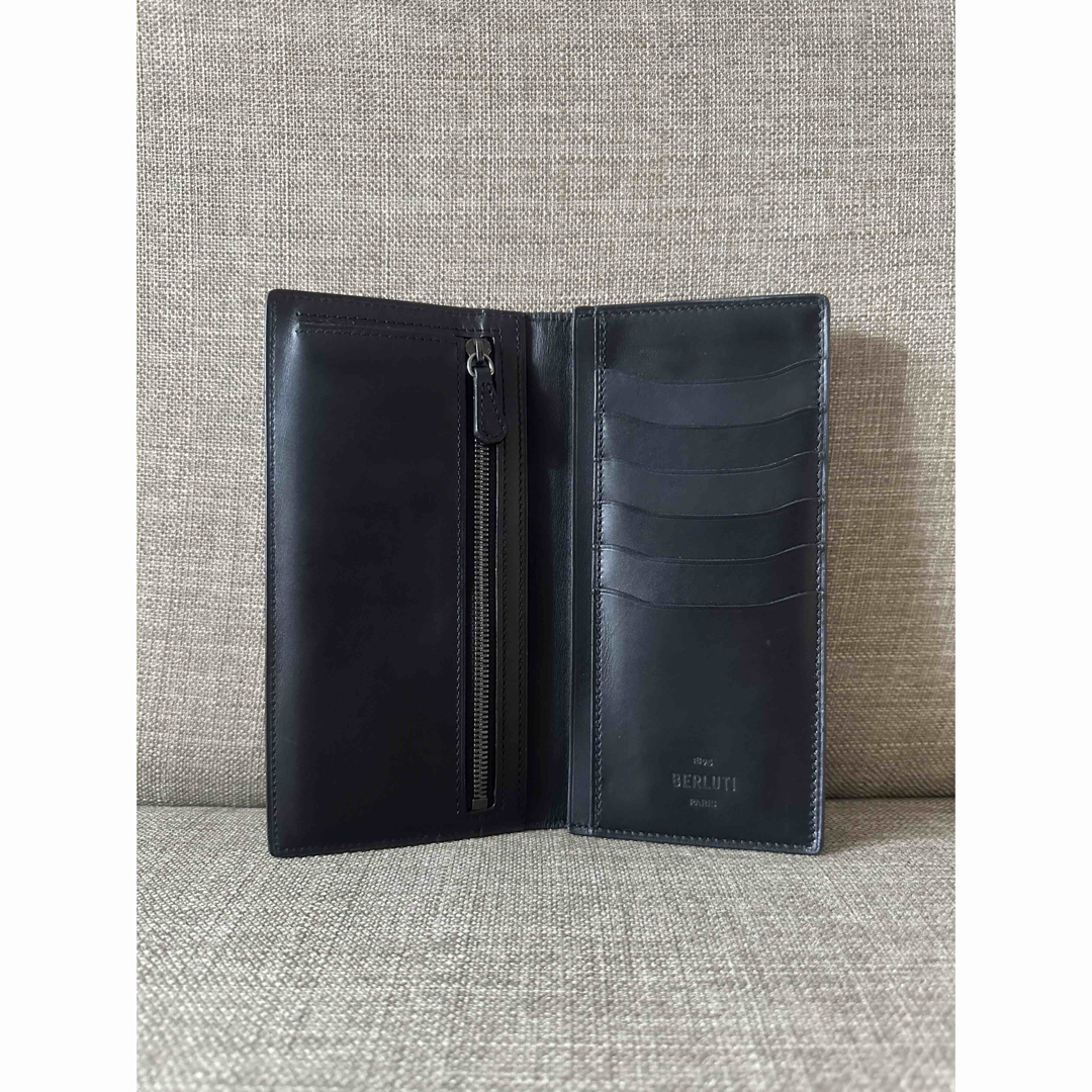 BERLUTI - 特注23万 ベルルッティ サンタル 長財布 ブルー BERLUTI - 特注23万 ベルルッティ サンタル 長財布 ブルー