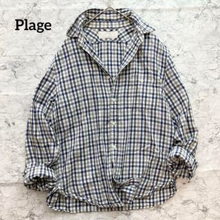 Plage(チェック ・ シャツ/ブラウス(長袖/七分))のフリマ Plage(チェック ・ シャツ/ブラウス(長袖/七分))のフリマ