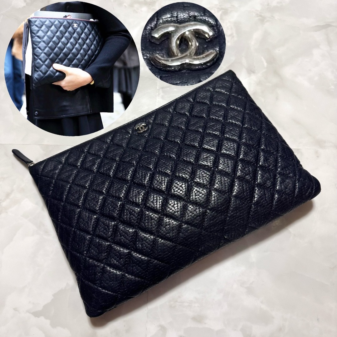 CHANEL - 本物 レアカラー シャネル COCOパッチ マトラッセ CHANEL - 本物 レアカラー シャネル COCOパッチ マトラッセ