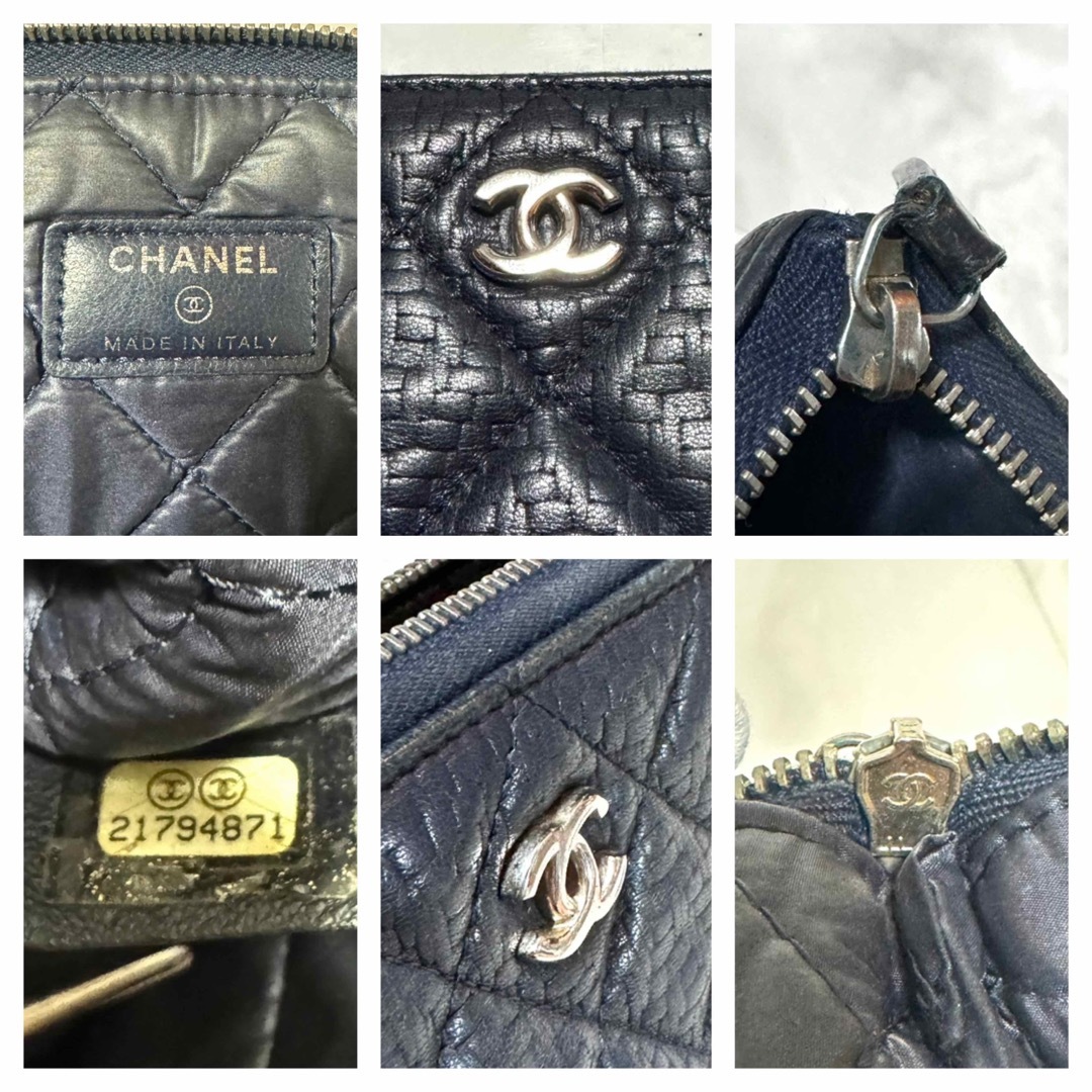 CHANEL - 本物 レアカラー シャネル COCOパッチ マトラッセ CHANEL - 本物 レアカラー シャネル COCOパッチ マトラッセ