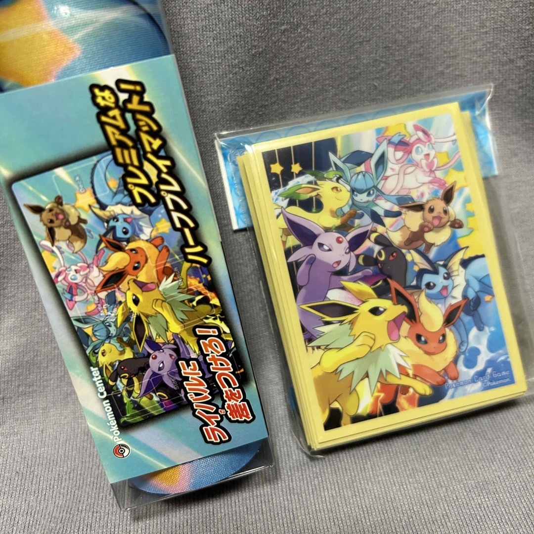 ポケモンカード　ダッシュイーブイズ　プレイマットデッキシールド デッキケース ダッシュ！イーブイズ】デッキケース デッキシールド セット