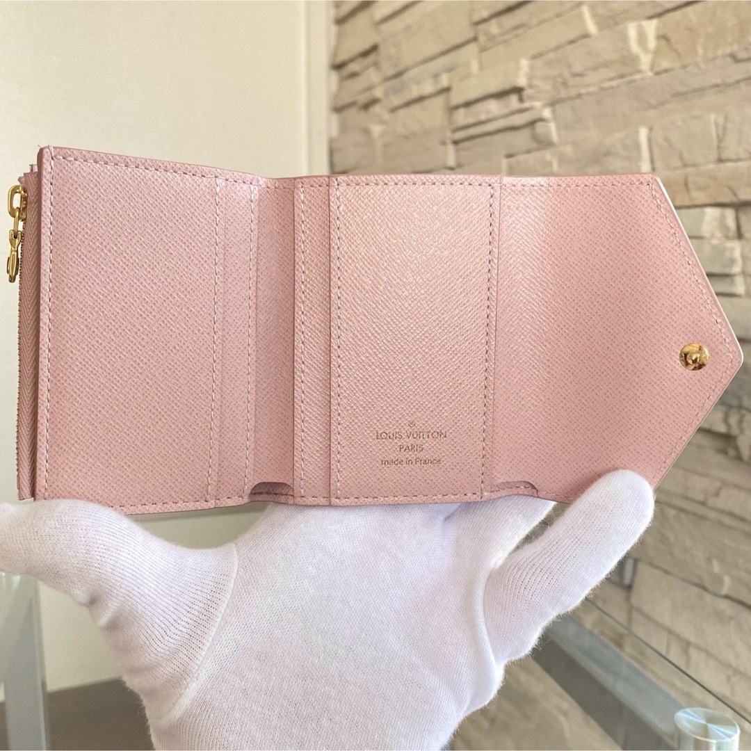 LOUIS VUITTON - ルイヴィトン ポルトフォイユ・ゾエ ピンク LOUIS VUITTON - ルイヴィトン ポルトフォイユ・ゾエ ピンク