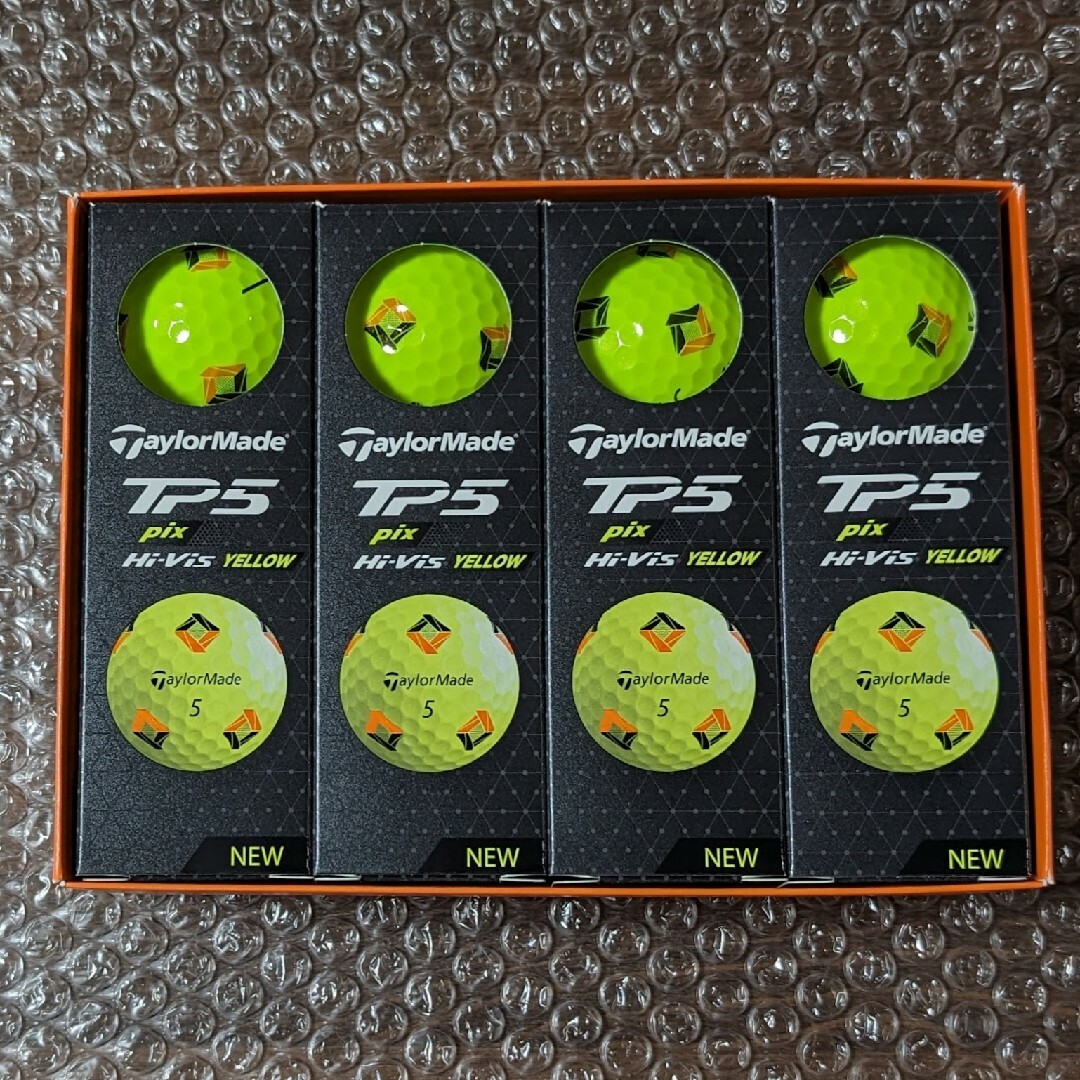 新品 テーラーメイド TP5 pix イエロー 2024年モデル 3ダース 新品 テーラーメイド TP5 pix イエロー 2024年モデル 3ダース
