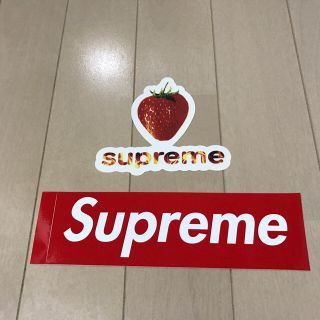 シュプリーム(Supreme)の週末限定価格☆supreme☆ボックスロゴ☆ステッカー☆いちご(ステッカー)