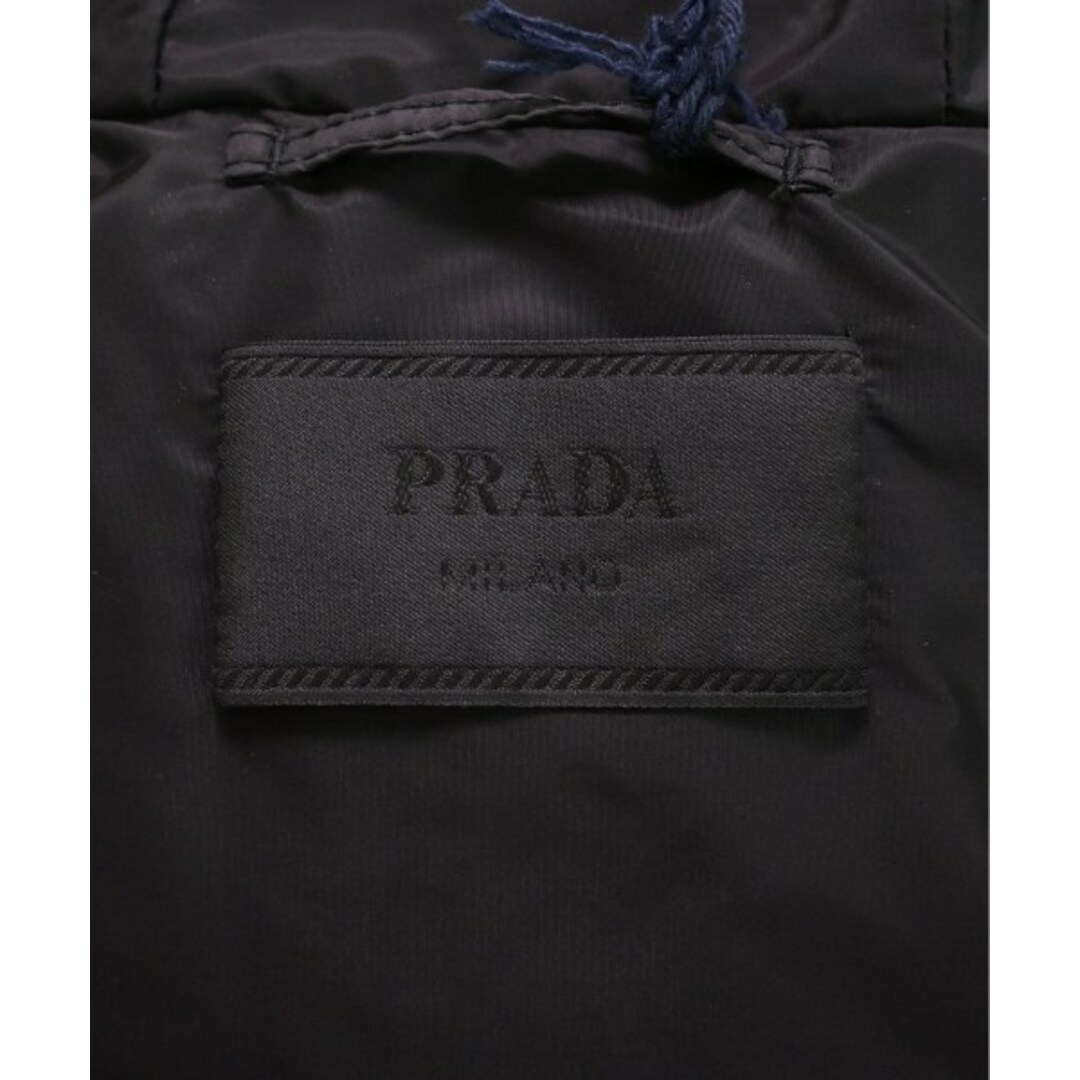 PRADA - PRADA プラダ ダウンジャケット/ダウンベスト S 赤x白 PRADA - PRADA プラダ ダウンジャケット/ダウンベスト S 赤x白