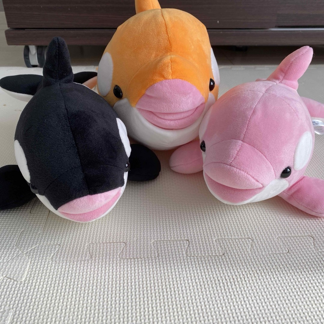 ☆須磨シーワールド☆オルカ☆シャチぬいぐるみ3個セット ☆須磨シーワールド☆オルカ☆シャチぬいぐるみ3個セット