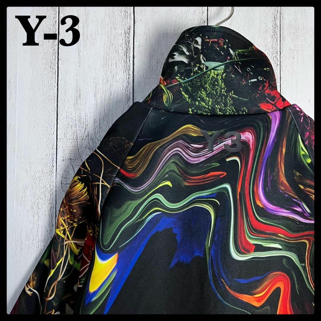 Y-3 - 【人気モデル】ワイスリー☆総柄入りトラックジャケット Y-3 - 【人気モデル】ワイスリー☆総柄入りトラックジャケット