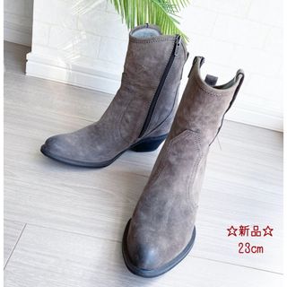 ラボキゴシワークス(RABOKIGOSHI works)の✨新品✨ラボキゴシ　ワークス✨ウエスタンショートブーツ(ブーツ)