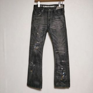 ネイバーフッド(NEIGHBORHOOD)のNEIGHBORHOOD TYPE-SP NARROW STRAIGHT ダメージ ペンキ デニムパンツ ブラック レディース ネイバーフッド【中古】4-0824G∞(デニム/ジーンズ)