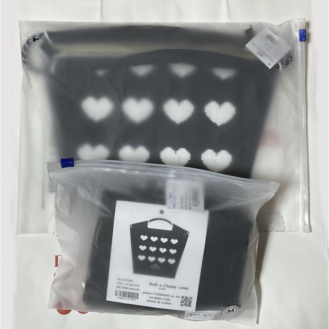 Ball&Chain 神戸限定 ハートlimited HEART 2点 ブラックの通販 Ball&Chain 神戸限定 ハートlimited HEART 2点 ブラックの通販