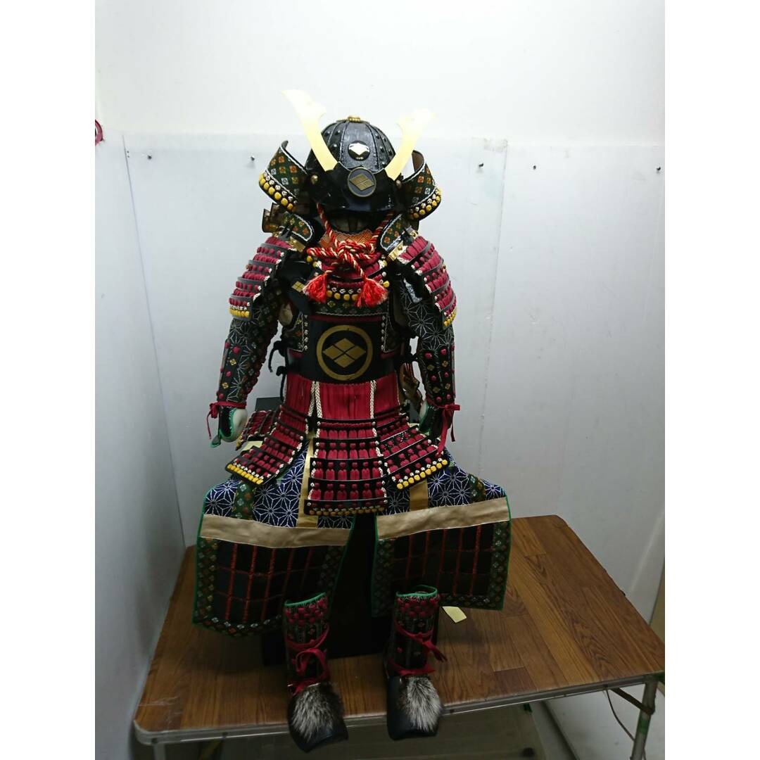 F57454五月人形武田菱 鎧 平台飾り 鎧飾り F57454五月人形武田菱 鎧 平台飾り 鎧飾り